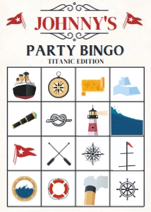 Titanic Bingo design preview