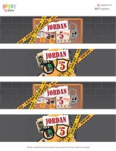 Sherlock Bottle Wrappers design preview