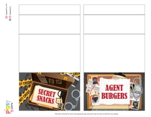 Sherlock Food Labels design preview