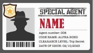 Sherlock Agent Pass design preview