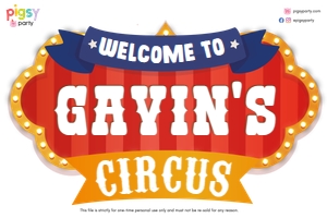 Circus Cut-Out Banner: Circus Cut-Outs