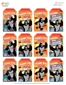 King Kong Gift Tags: King Kong Gift Tags