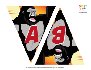 King Kong Banner design preview
