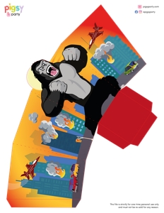 King Kong Favor Boxes design preview