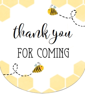 Bee Baby Shower, Editable Bee Hand Sanitizer Label, Bee Unisex Baby Shower Party Favor, Bee Baby Shower Hand Sanitizer Label, Corjl BS013 design preview
