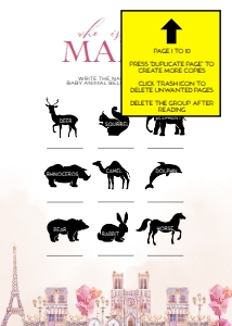 BS120-30 GAMES BUNDLE-PAGE 1 TO 10-A: EDITABLE 30 Paris Baby Shower Games, Bonjour Bébé Games Bundle, Party Games Set, Eiffel Tower, France, Parisian Cafe, Pink, Instant Download