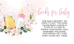 Baby is Brewing Baby Shower Invitation Set, Beer Baby Shower Pack, Couples Baby Sprinkle, Brewery Baby Shower, Girl Baby Shower, Corjl BS083 design preview