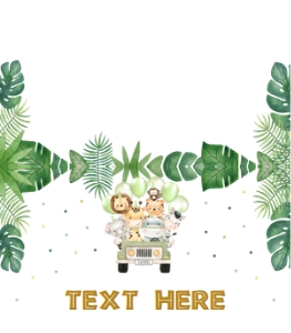 KP084_A-Food Tent Cards-3.5 by 2 inches: Safari Animals Food Labels Template, Jungle Animals Party Place Card Tent Card, Wild One Safari Birthday Decor, Instant Download, KP084