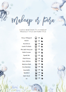 BS139_A-Baby Shower Games-Page 61 to 65: EDITABLE 80 Under The Sea Baby Shower Games, Ocean Animals Game Bundle, Nautical Games Set, Blue Boy Baby Sprinkle, Instant Download, BS139