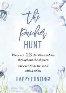 BS139_A-Baby Shower Games-Signs 1 to 11: EDITABLE 80 Under The Sea Baby Shower Games, Ocean Animals Game Bundle, Nautical Games Set, Blue Boy Baby Sprinkle, Instant Download, BS139