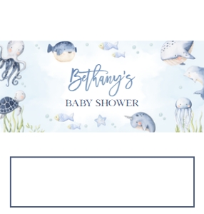 BS139-A-016-Chocolate Bar Label-Hershey’s: Under the Sea Baby Shower Bundle, EDITABLE Ocean Animals Baby Shower Invite, Nautical Baby Shower Games, Blue Boy, Instant Download, BS139