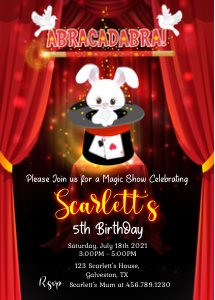 Magic Invitations design preview