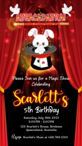 Magic Phone Invitation design preview