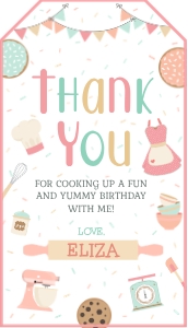 Baking Thank You Tags design preview