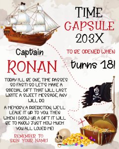 Treasure Hunt Time Capsule design preview