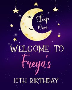 Late Over Welcome Sign design preview