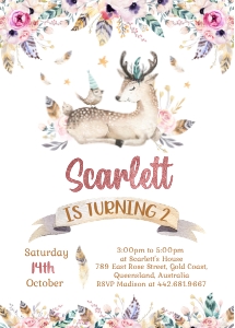 Boho Invitations design preview