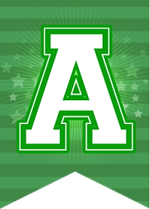 Rugby Banner (5" x 7"): Rugby Banner