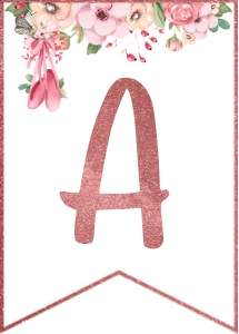 Ballerina Banner (5" x 7"): Ballerina Banner