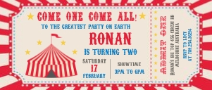 Circus 2 Long Ticket design preview