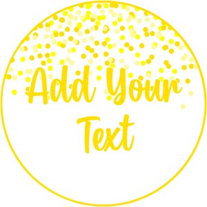 Topper yellow design preview
