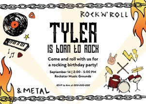 Born 2 Rock Invitation 3: Born 2 Rock Invitation 3