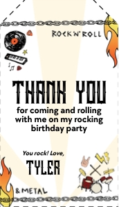 Born 2 Rock Tag 3: Born 2 Rock Invitation 3