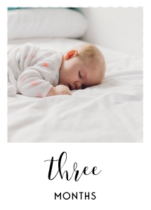 5x7 White Photo Banner - (3) Three: Basic Birthday Bundle