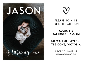 Basic Photo Invitation 3: Basic Birthday Bundle