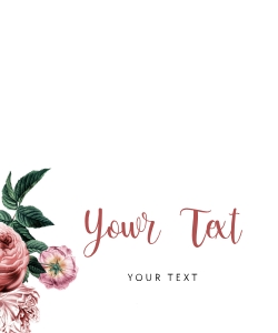 High Tea Tent Table Place Cards  3.75 x 2.25": High Tea Tent Table Place Cards  3.75 x 2.25"