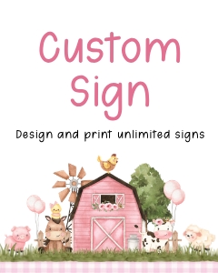 Farm Custom Sign (8" x 10"): Farm Welcome Sign (16" x 20") *