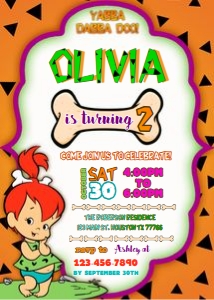 Pebbles birthday set design preview