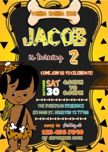 Bam Bam Birthday set - African design preview