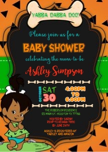 Pebbles Baby Shower African set design preview