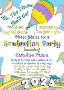 Graduation Invitation Boy & Girl design preview