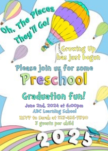 Graduation invitation 2 design preview