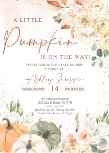 Little pumpkin green orange set design preview