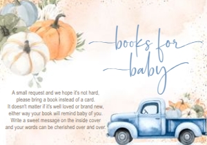 Book request card: Blue Truck Fall set