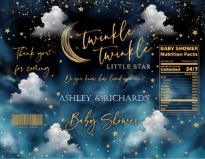 Twinkle little star chip bag boy design preview