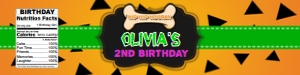 Prehistoric Birthday - Water bottle label: Prehistoric birthday Set