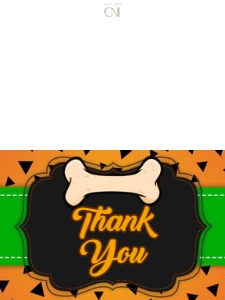 Thank you card - Prehistoric: Prehistoric birthday Set