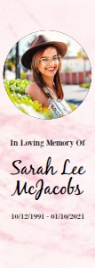Lovely Rose Marble Funeral Bookmark: Lovely Rose Marble Funeral Bookmark