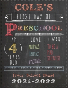 boardFirstDayofSchool design preview