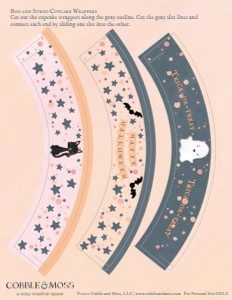 halloweenBooandSukoo-CupcakeWrappers design preview