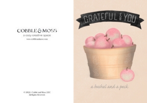 greetingCard_fallThanksgiving-bushel of Apples: greetingCard_fallThanksgiving-bushel of Apples