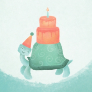 bannerBirthday-Turtle-lyAwesome design preview