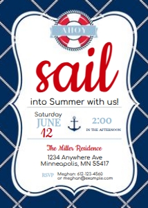 Nautical Party v2 design preview