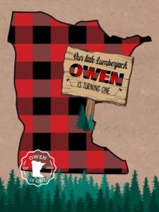 Minnesota Lumberjack Backdrop - 36x48" design preview
