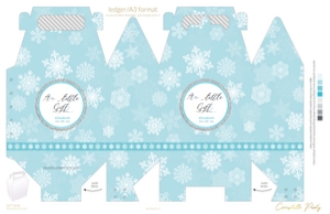 winter wonderland blue - decors - 10 gift box: winter wonderland blue - decors