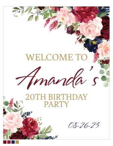 marsala navy - decors - 02 welcome: marsala navy - decors